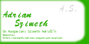 adrian szimeth business card